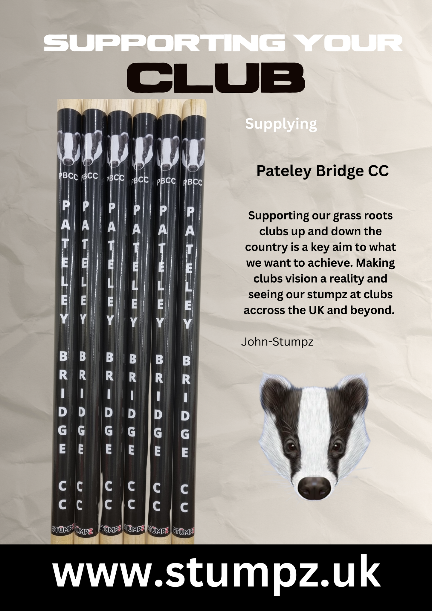 Custom Stumps Set
